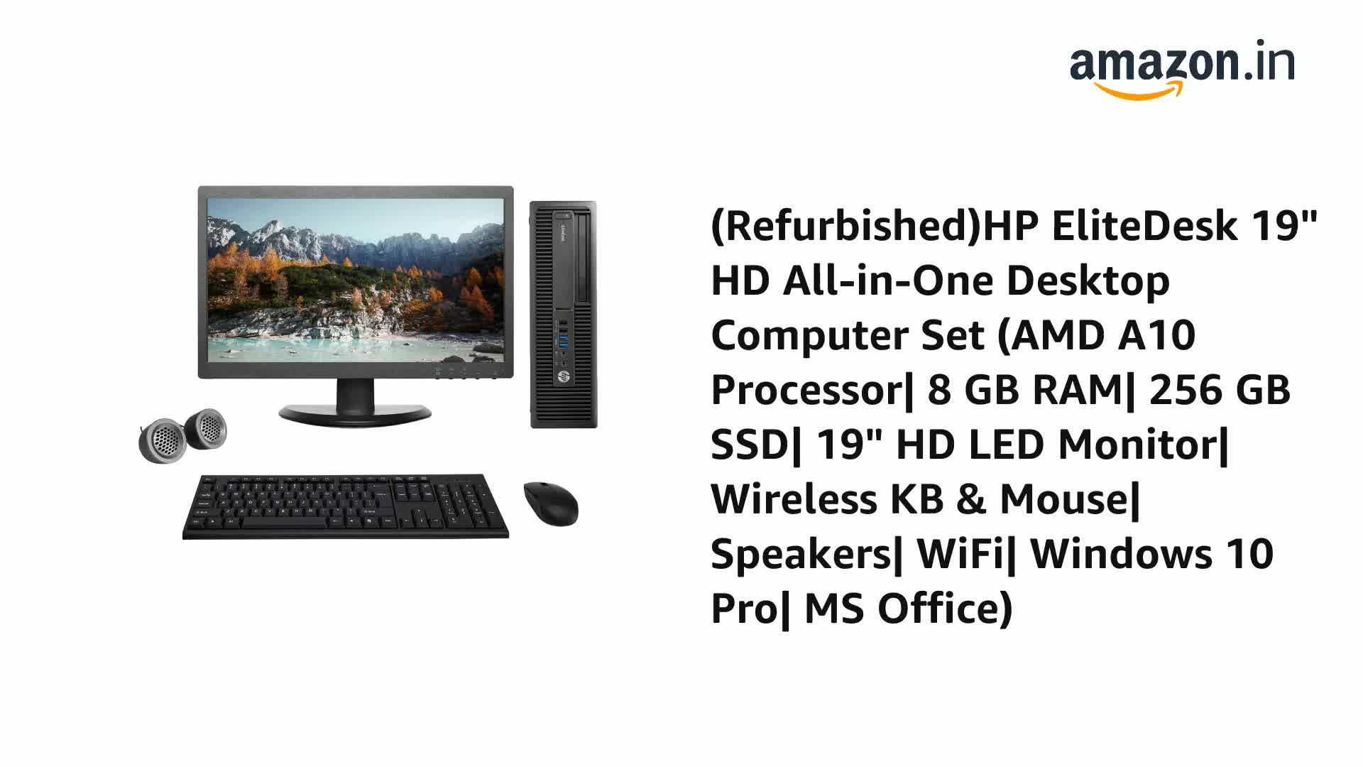 Refurbished)HP EliteDesk 19